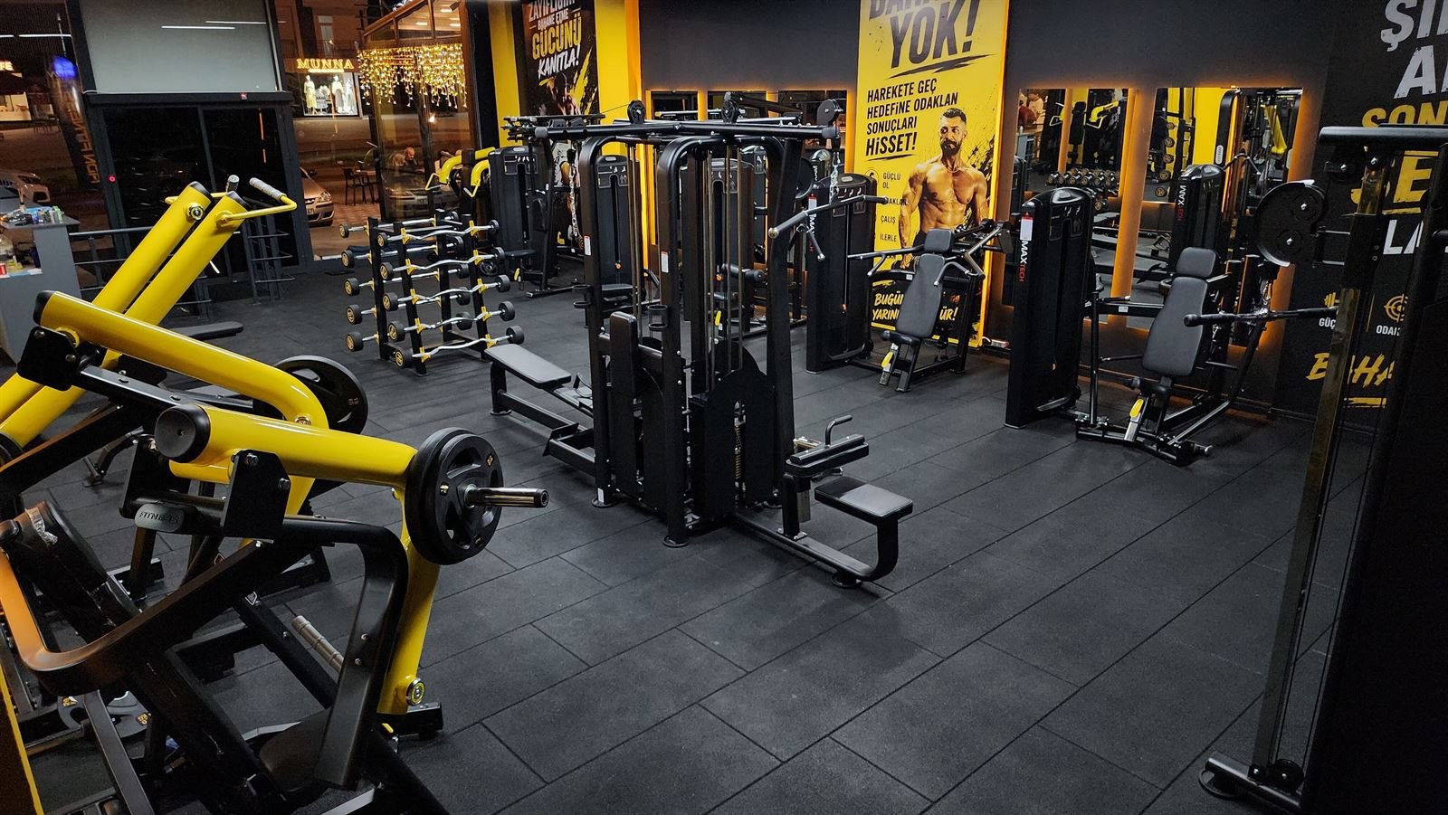 ADN Fitness Center makine ve ağırlık alanı – Kepez Sütçüler spor salonu